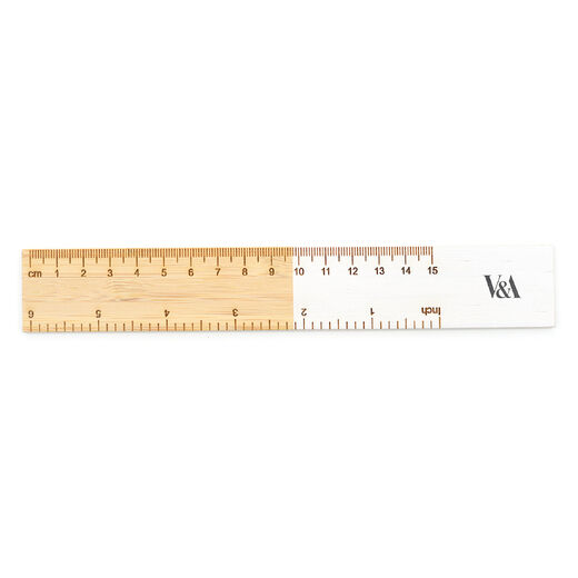 V&A bamboo ruler